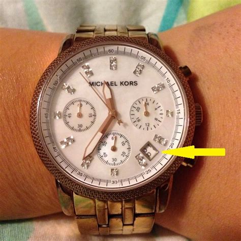 how to spot a fake mk watch|false michael kors watch.